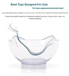 Water and Food Bowl Set with Raised Stand