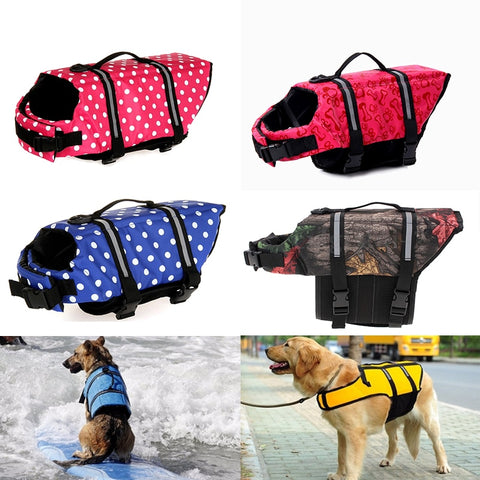 Colorful Dog Floating Vest