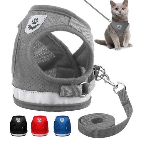 Reflective Pet Walking Jacket Leash